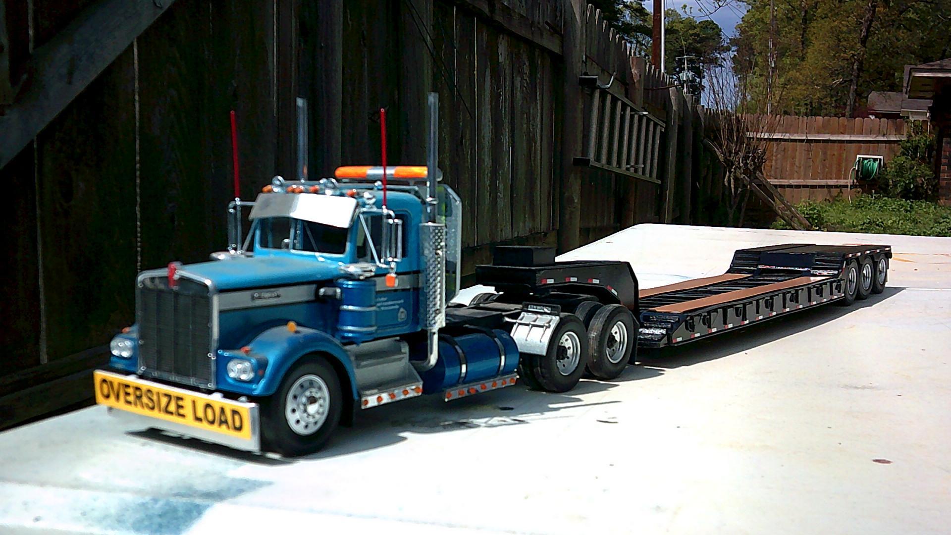 remote control lowboy truck