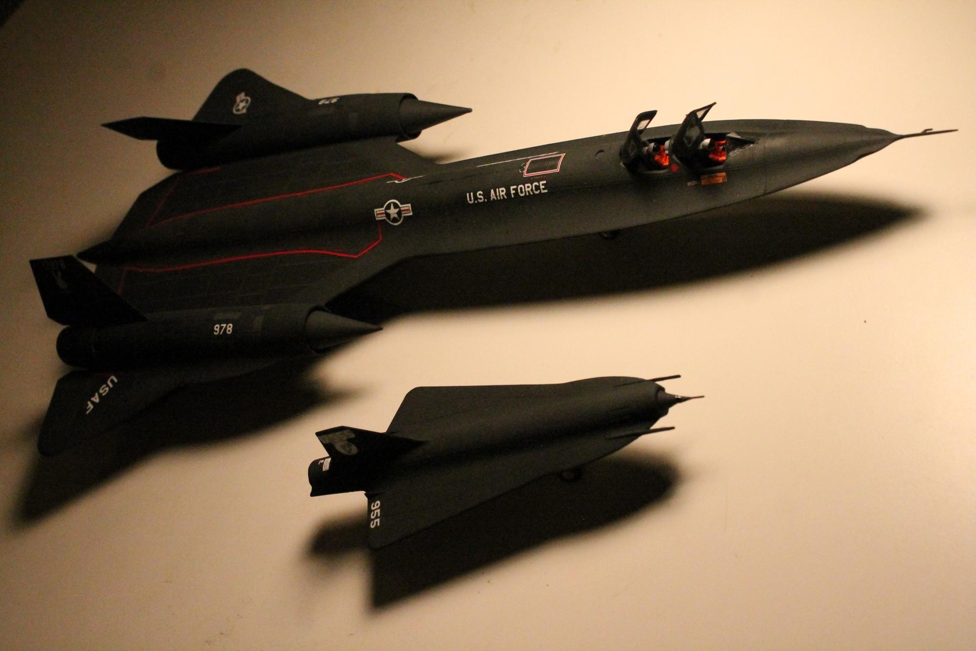 specielt Et kors Lav et navn SR-71 Blackbird and Lockheed D-21 Drone - WIP: All The Rest: Motorcycles,  Aviation, Military, Sci-Fi, Figures - Model Cars Magazine Forum