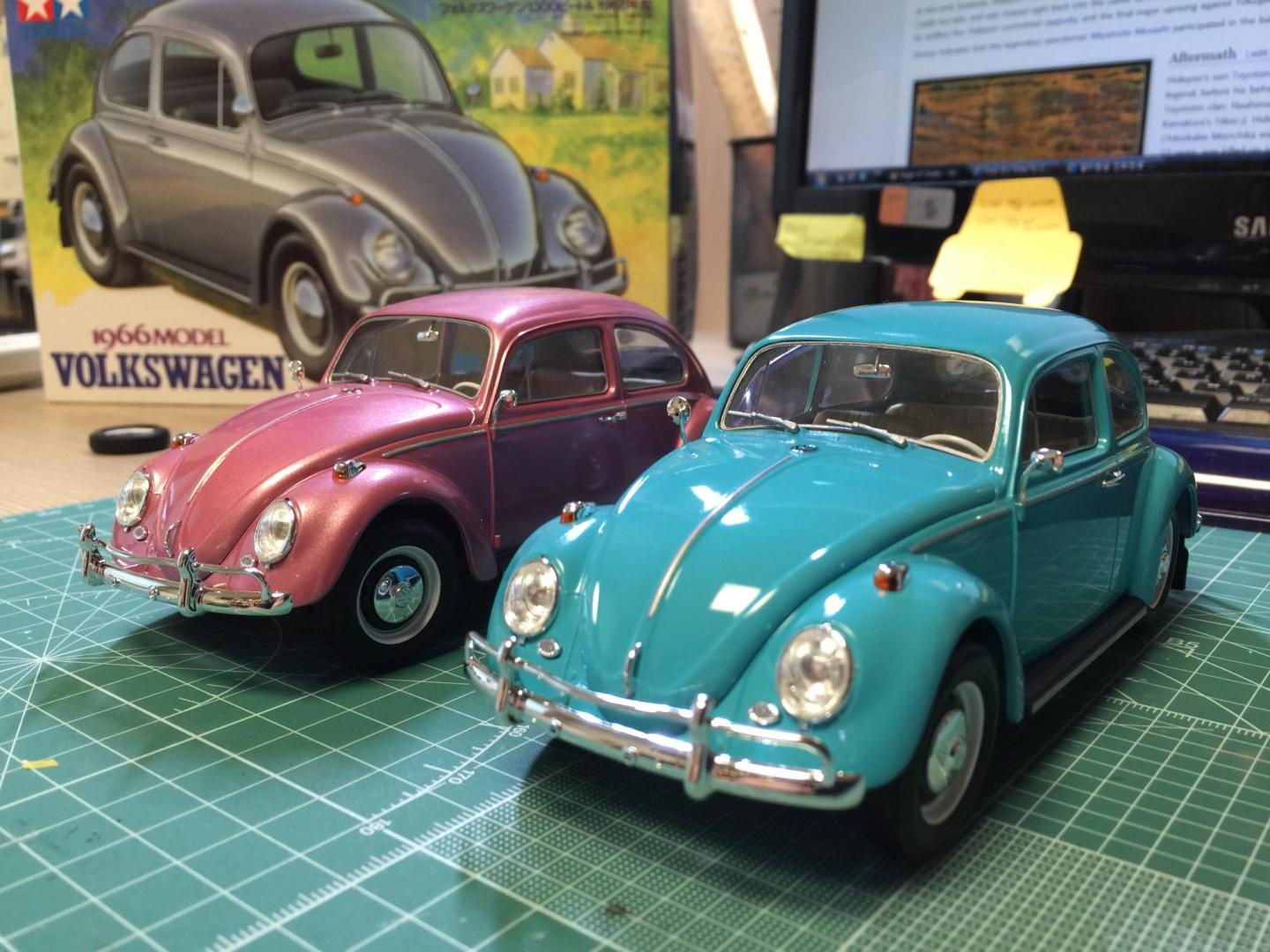 Tamiya 1966 VW 1300 Beetle - Under Glass - Model Cars ...