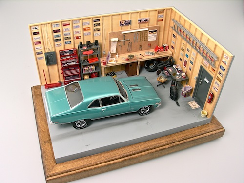 Modeling Car Static Accessories Diorama Level Parking Garage