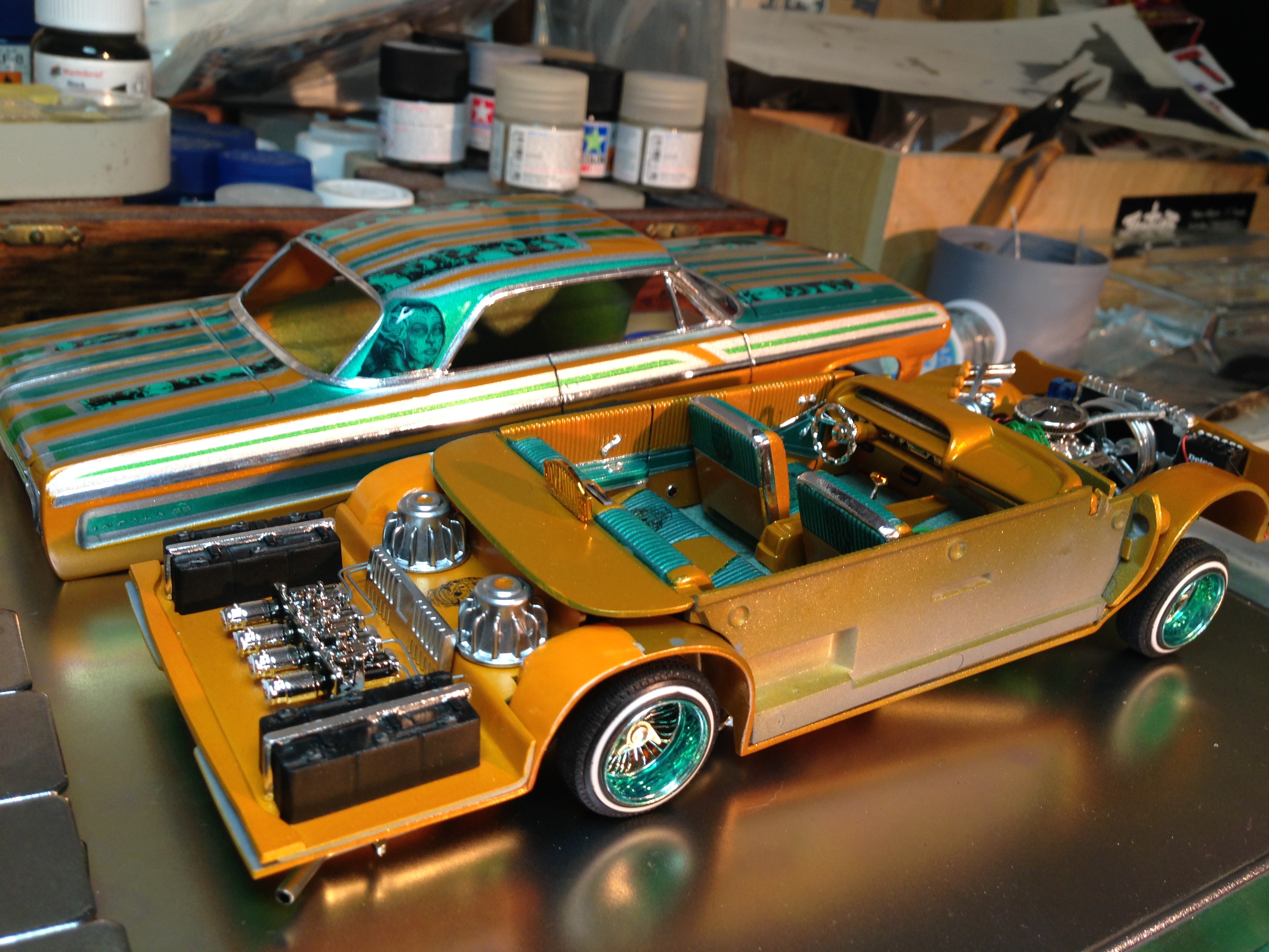 lowrider diecast model cars
