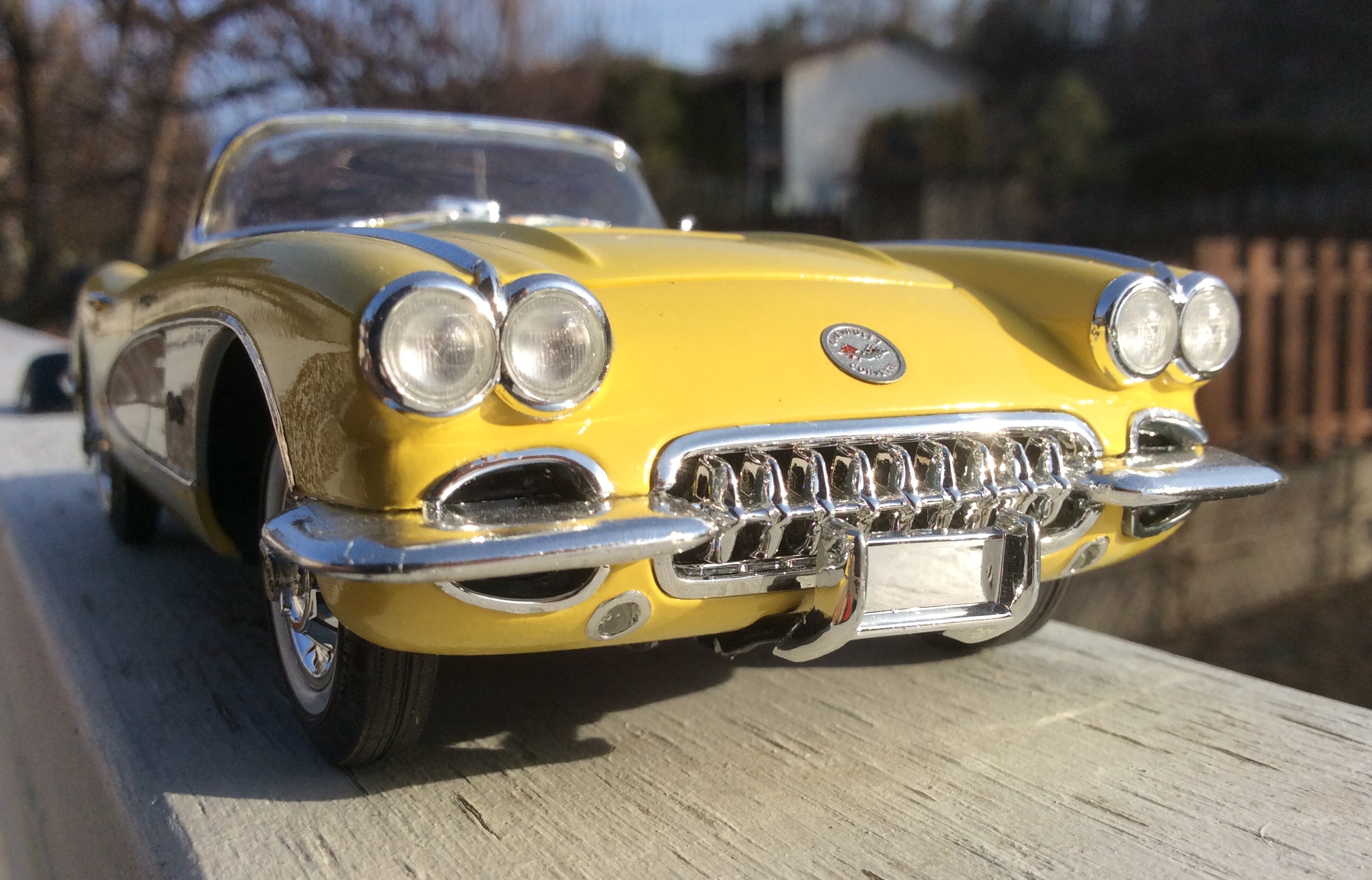 1958 corvette model car