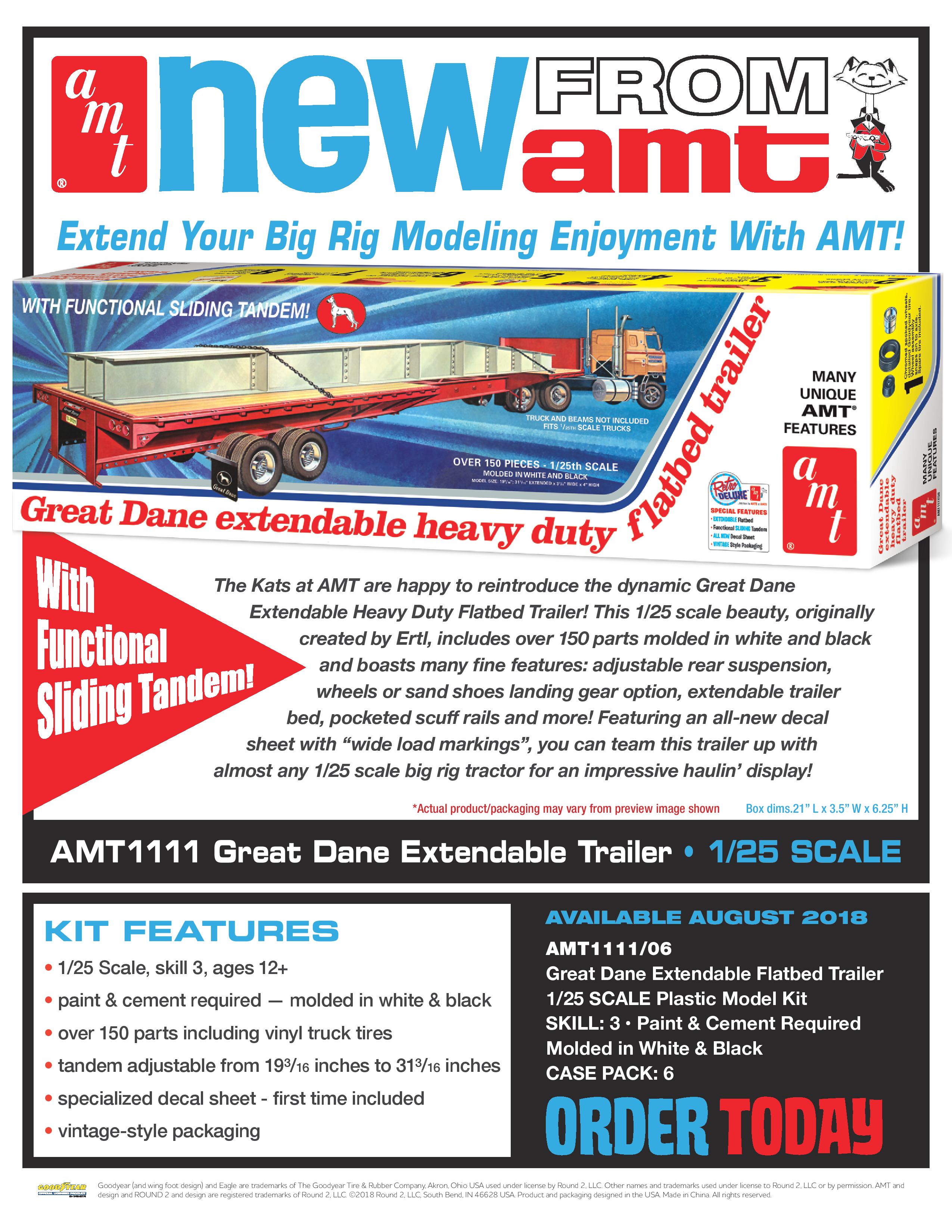 Great Dane Extendable Flatbed Truck Kit News Reviews Model