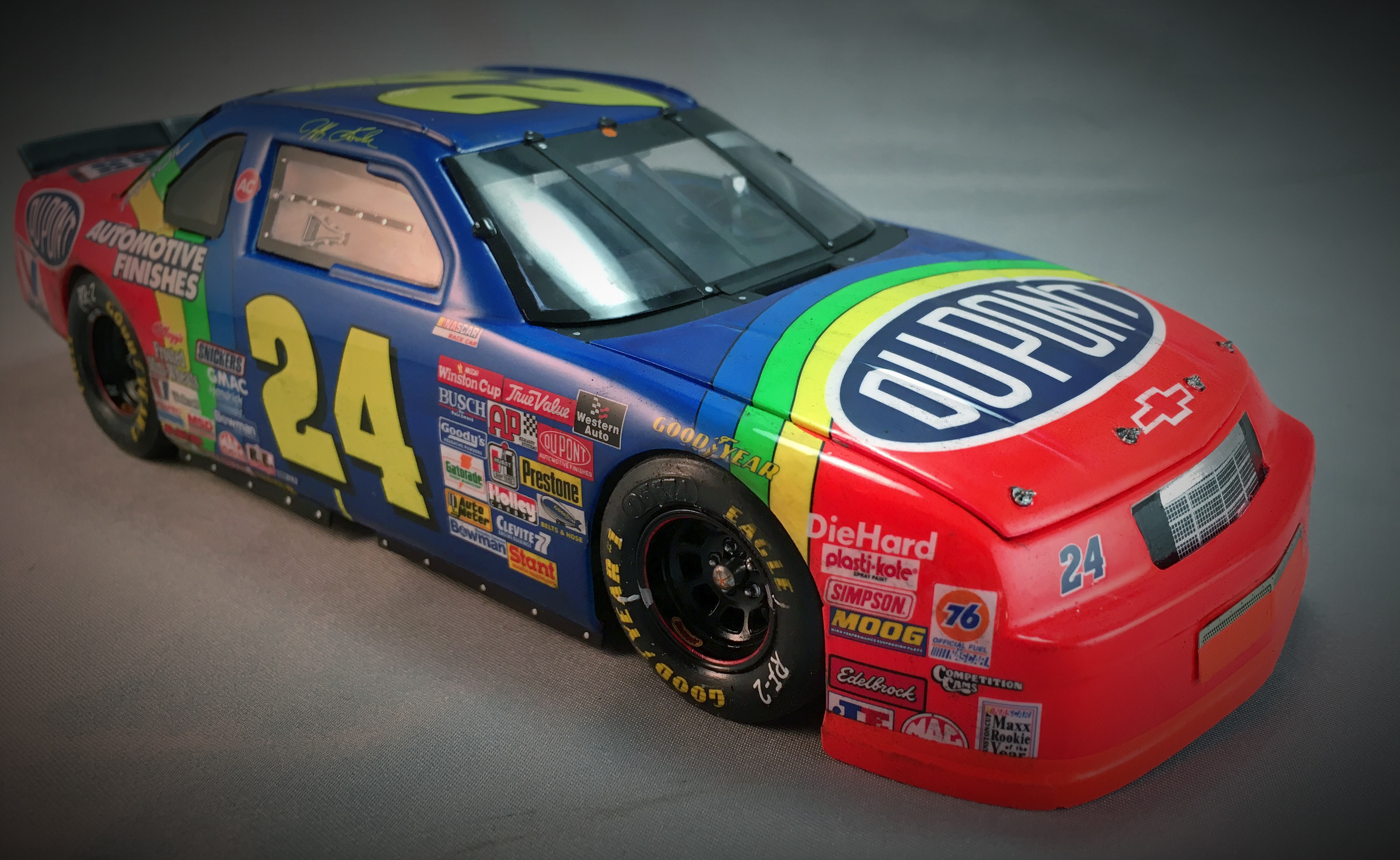 jeff gordon t rex car diecast
