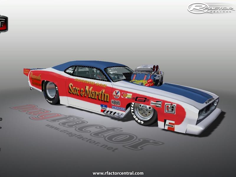 vintage drag racing models