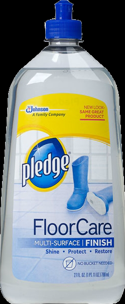 Using Pledge Floor Care Tile Vinyl Floor Finish With Future