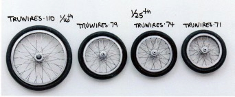 1/25th TruWires-71 Wire Wheels