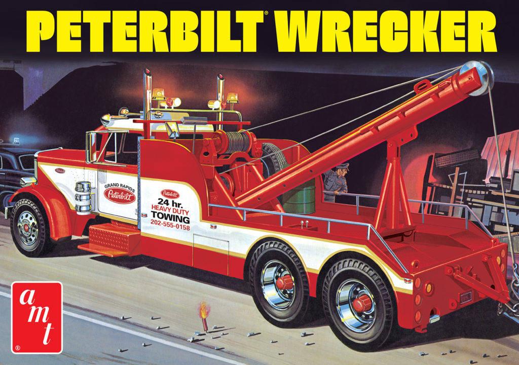 1 25 Amt Peterbilt Wrecker Truck Kit News Reviews Model Cars