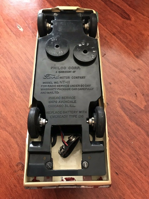 antique model car radio