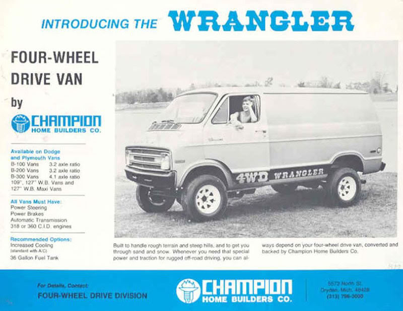 1979 dodge wrangler 4x4 van