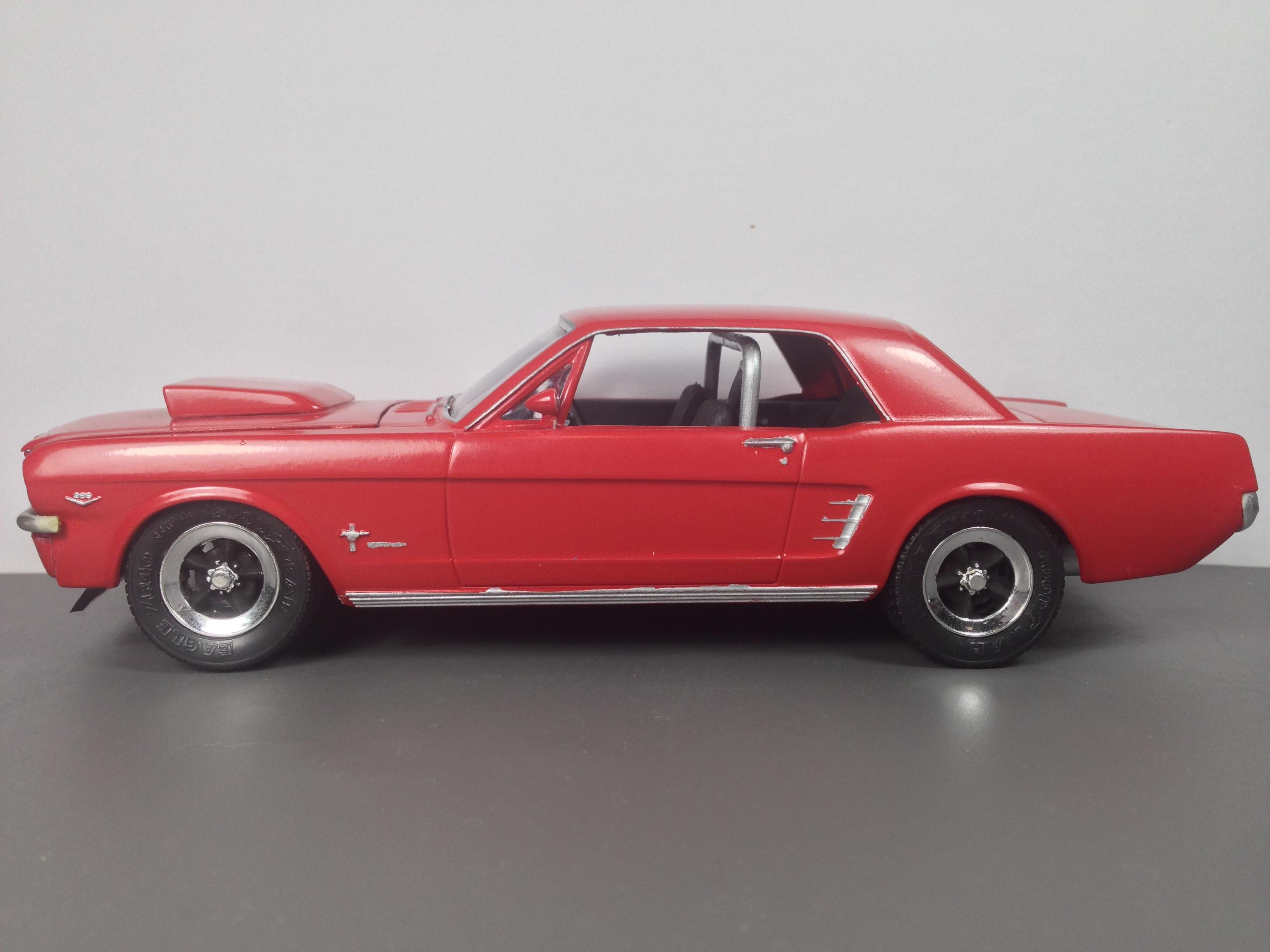 1966 ford mustang model car