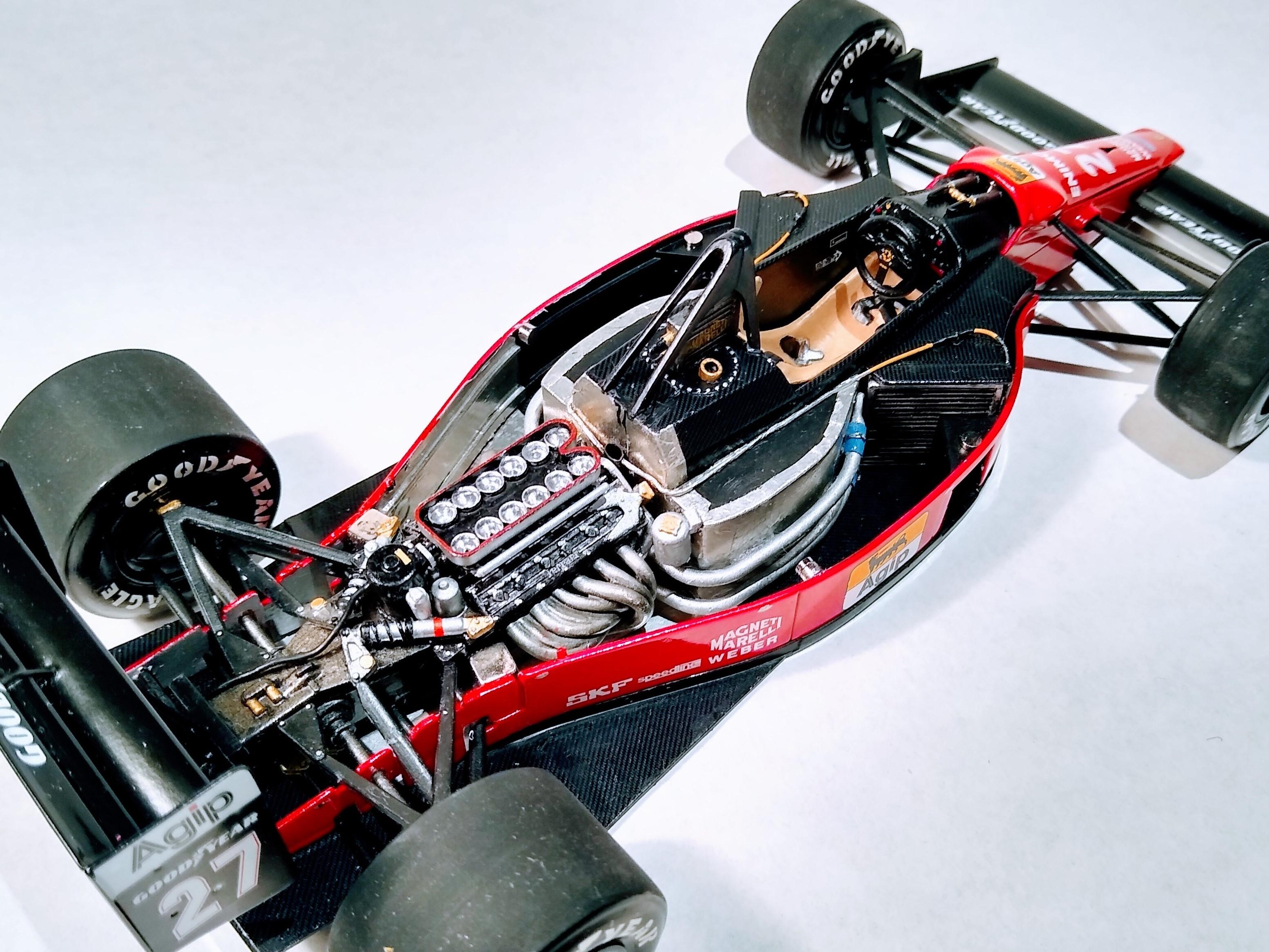 Ferrari F189 (late version) Tamiya 120 Model Cars