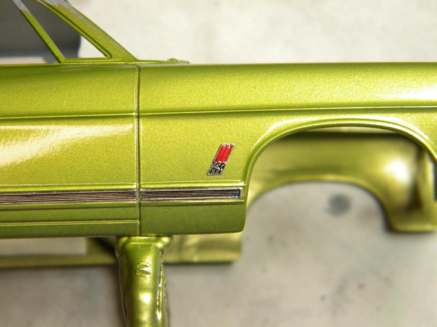 bare metal foil model car