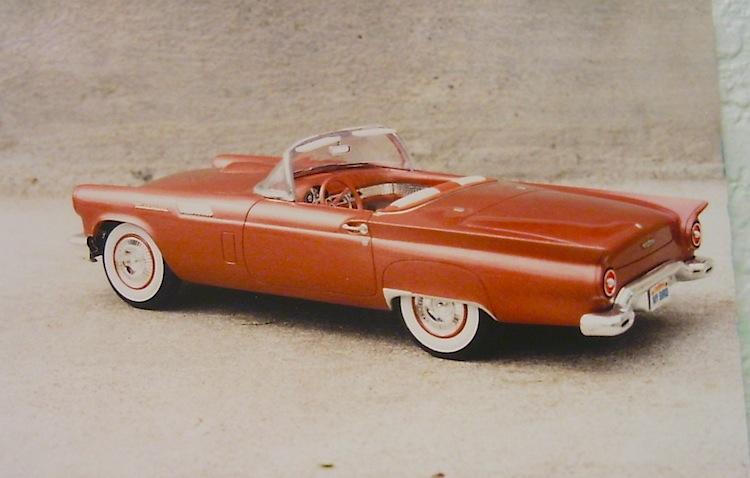Ancient history '57 T-bird "normal model" - Model Cars - Model Cars