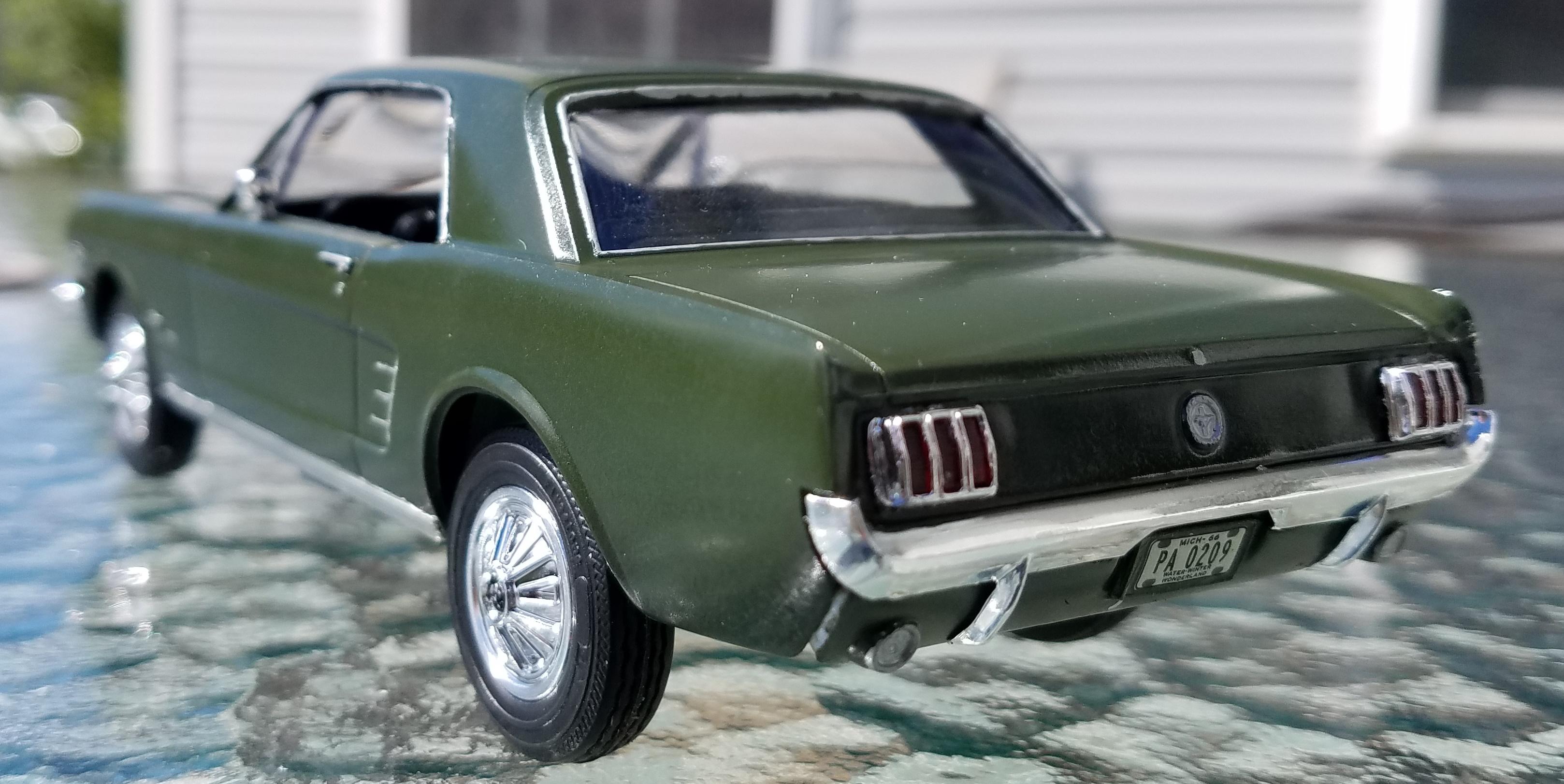1966 ford mustang model car