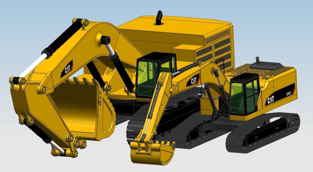 Future 1/25 scale Cat 336E excavator build - WIP: Model Trucks: Big