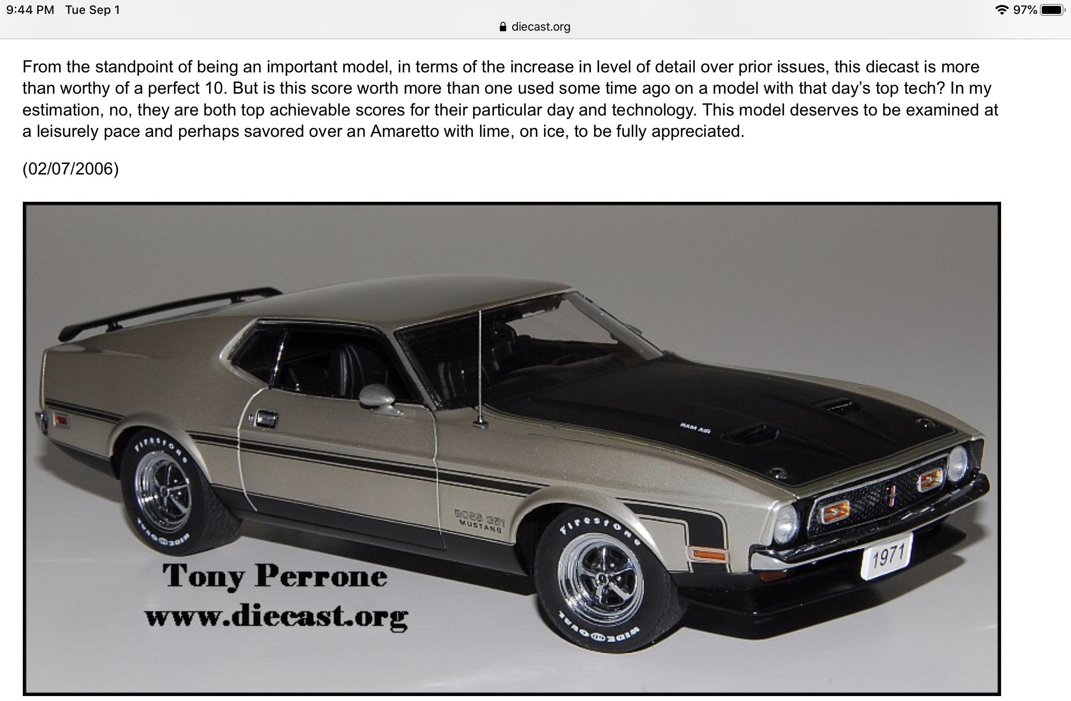 Revell 1971 Boss 351 Mustang Page 4 Car Kit News And Reviews Model
