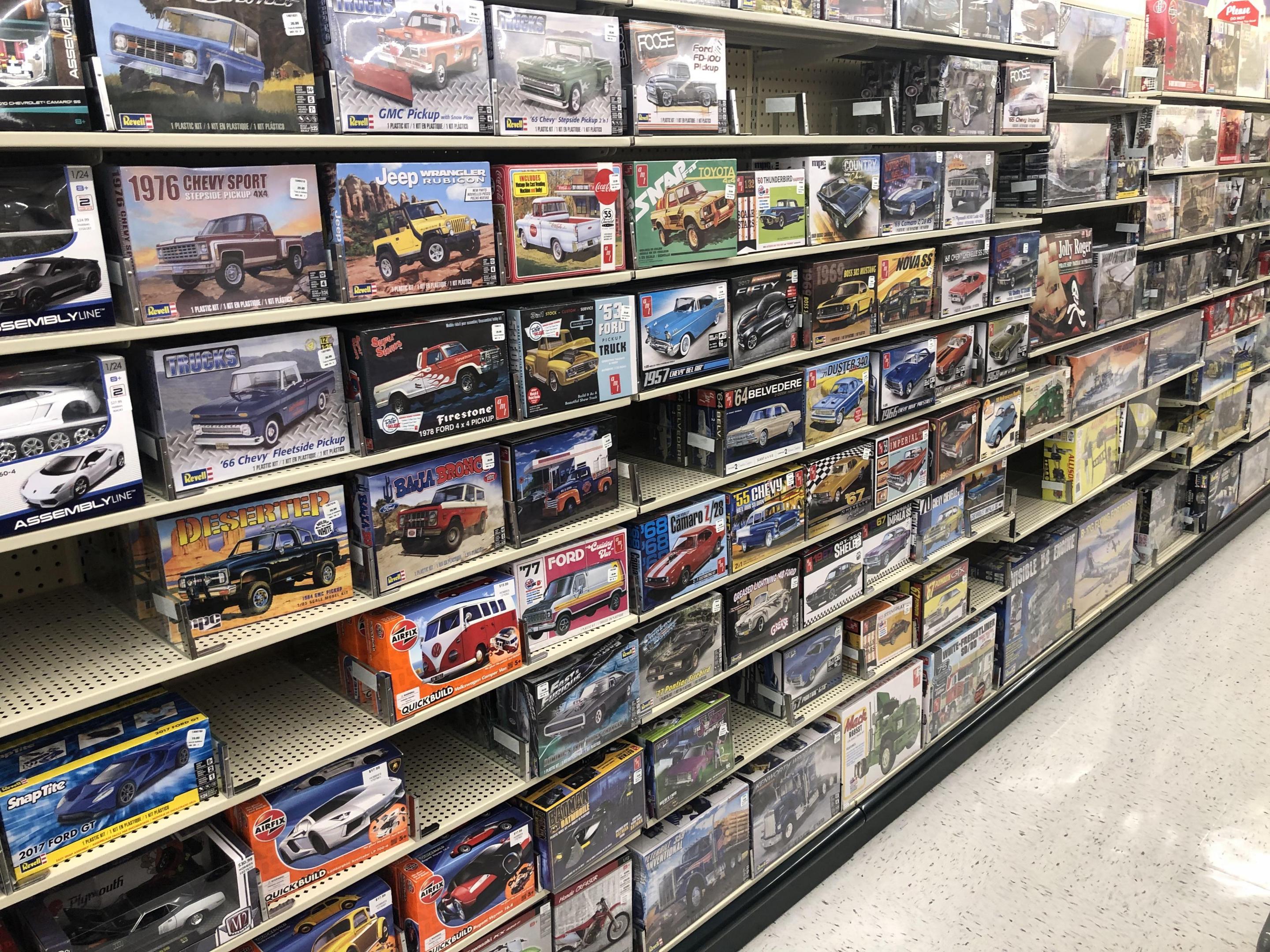hobby lobby model car display case