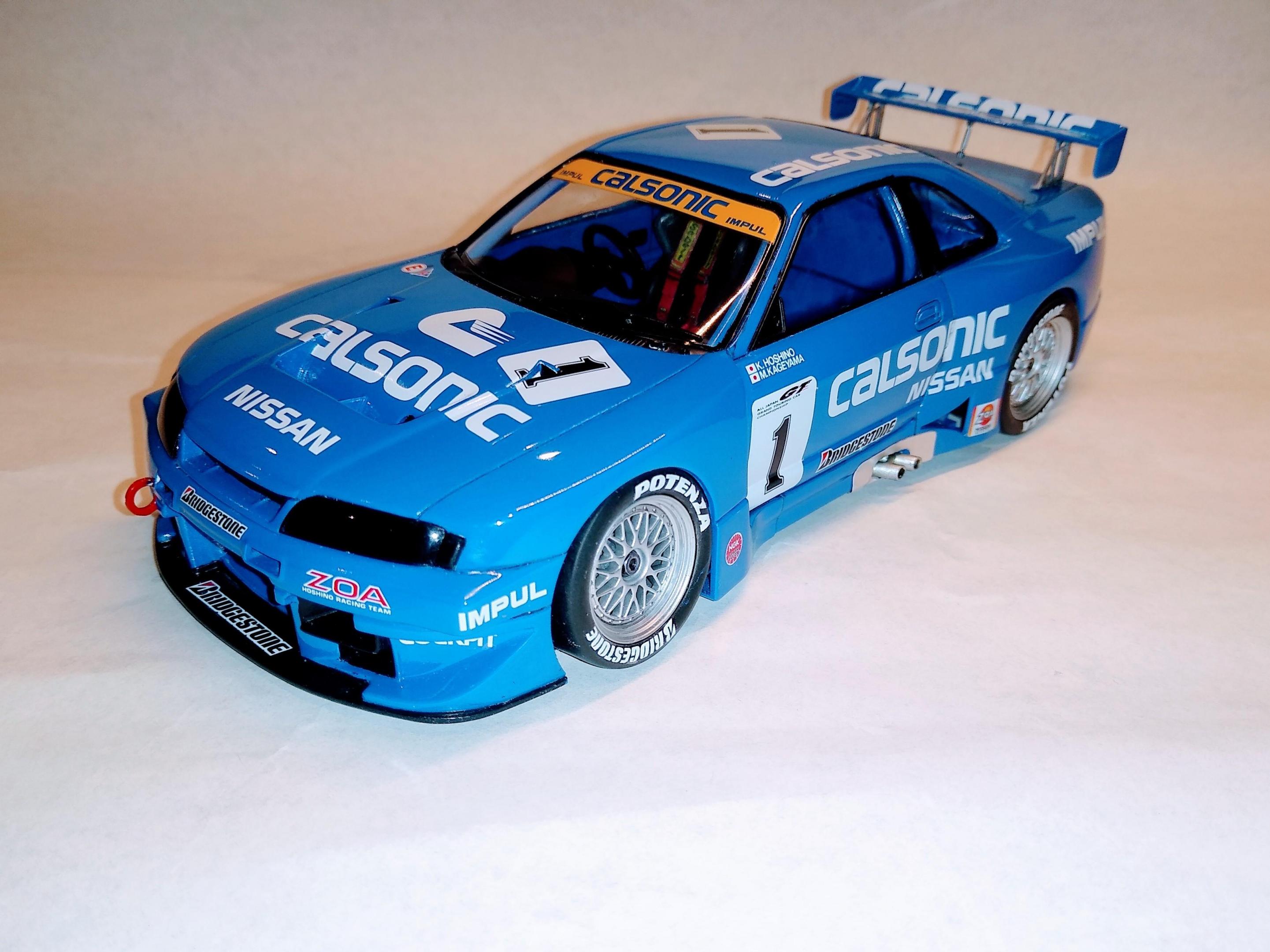 Calsonic Skyline GT-R R33 - 1/24 - Other Racing: Road Racing, Salt Flat