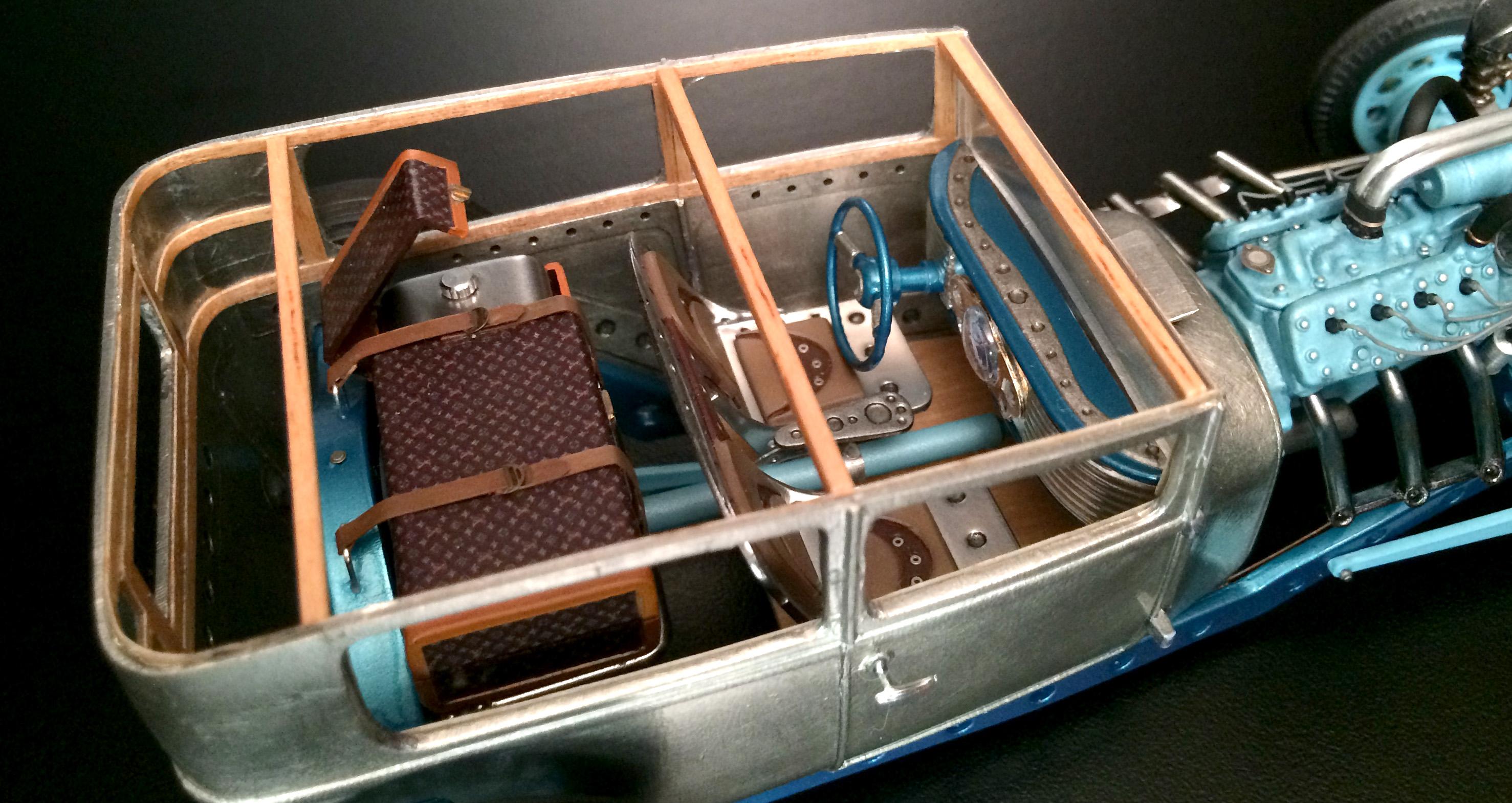 bare metal foil model car