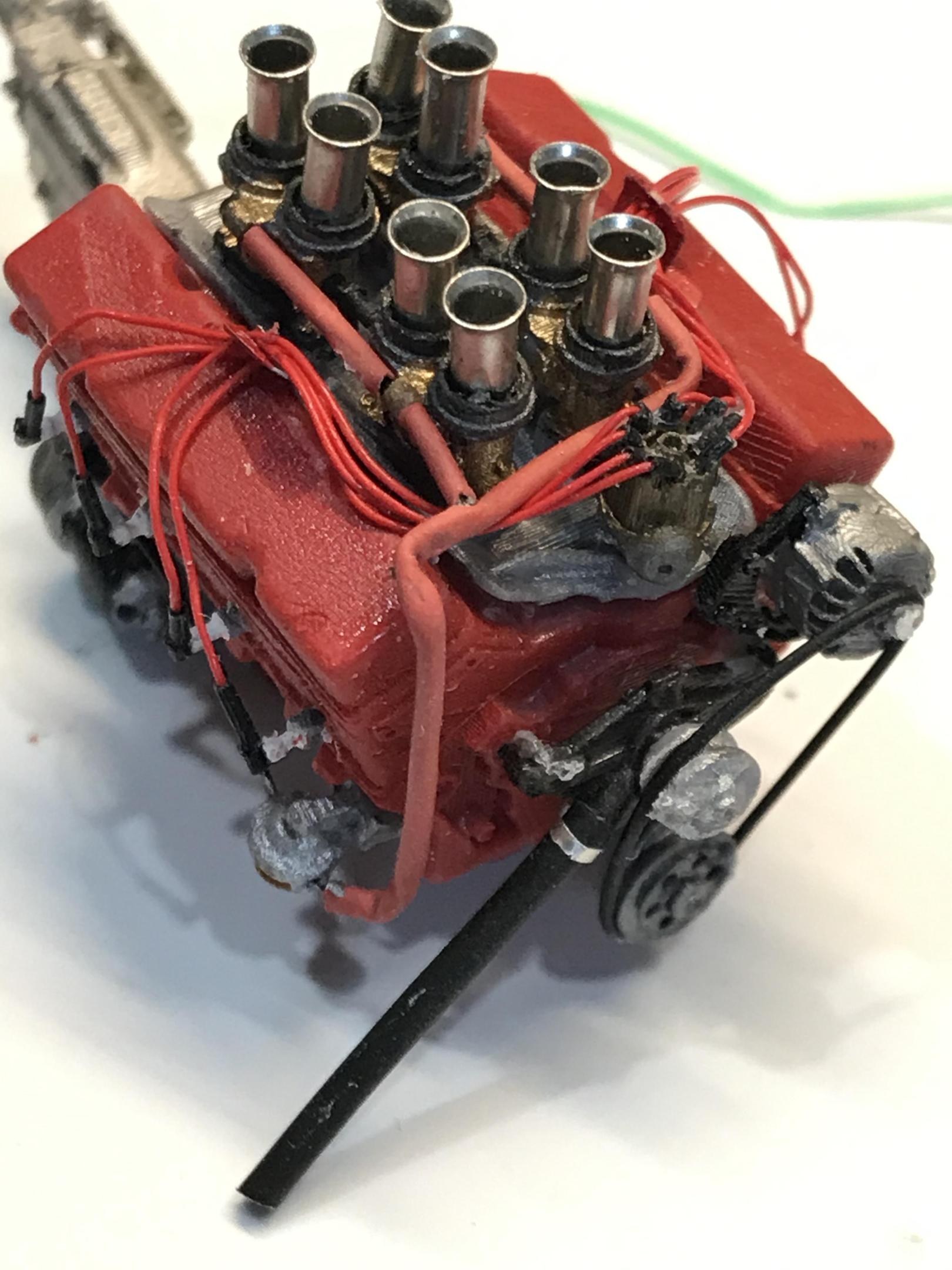 3D Printed Engines Car Aftermarket Resin 3D Printed Model Cars 