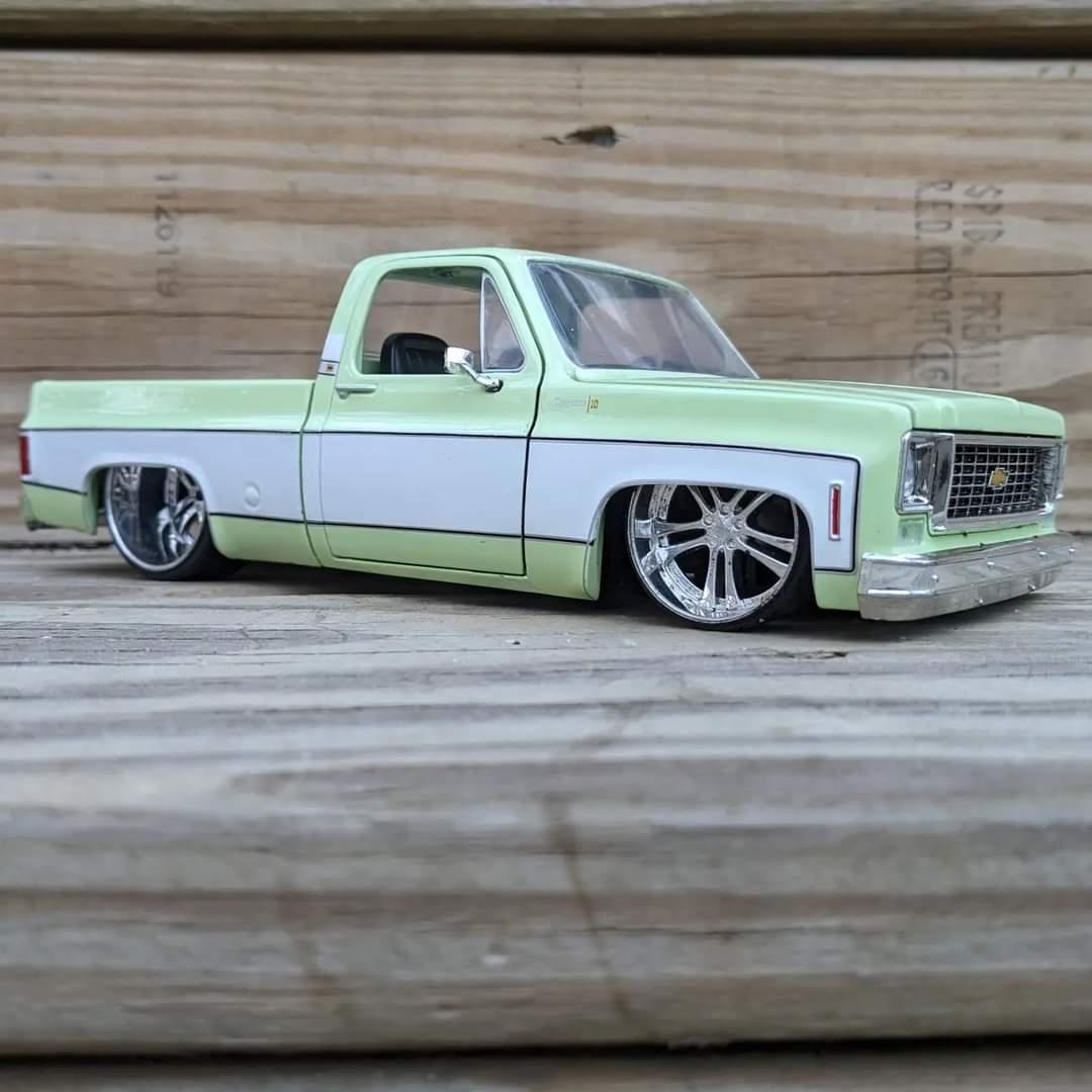 73 Chevy square body short bed Model Trucks Pickups, Vans, SUVs