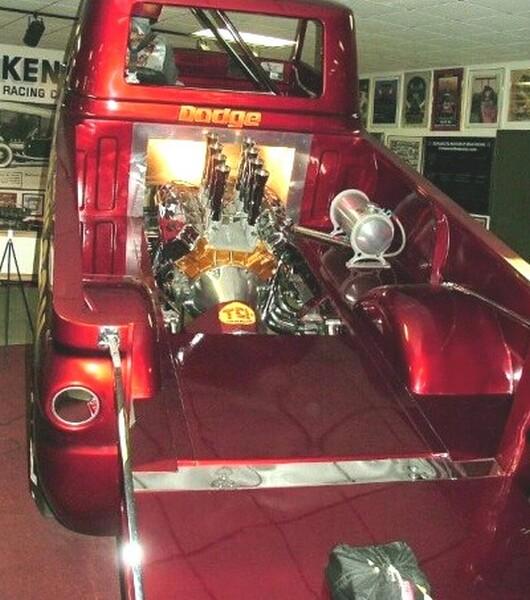 DODGE LITTLE RED WAGON @ Garlit's [03] ENGINE.jpg