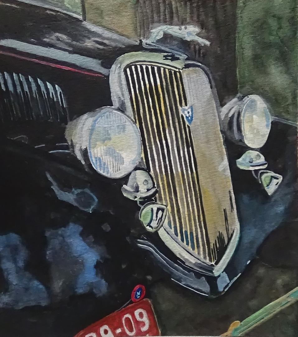 more watercolor and pencil - Auto Art - Model Cars Magazine Forum