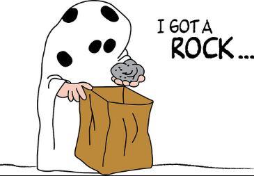 PEANUTS- I GOT A ROCK.JPG