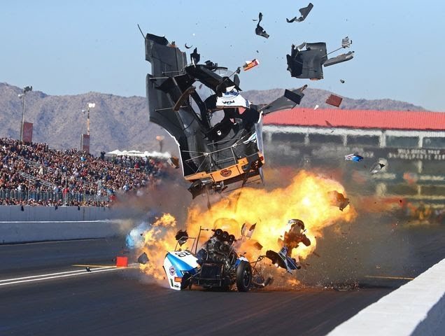 John Force crashes happen d in AZ today.Bad Omen - The Off-Topic Lounge -  Model Cars Magazine Forum
