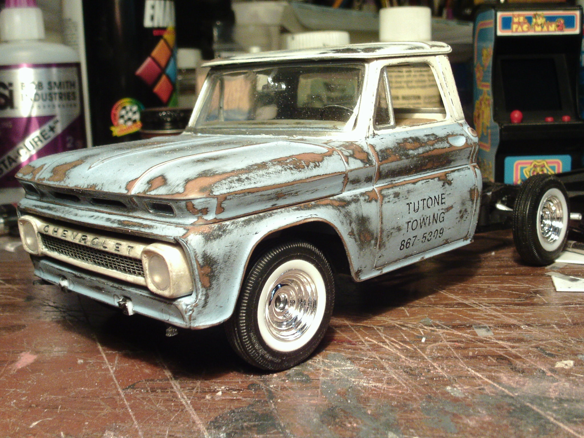 1965 Chevy Truck Patina Paint Job - WIP: Model Trucks: Pickups, Vans,  SUVs, Light Commercial - Model Cars Magazine Forum