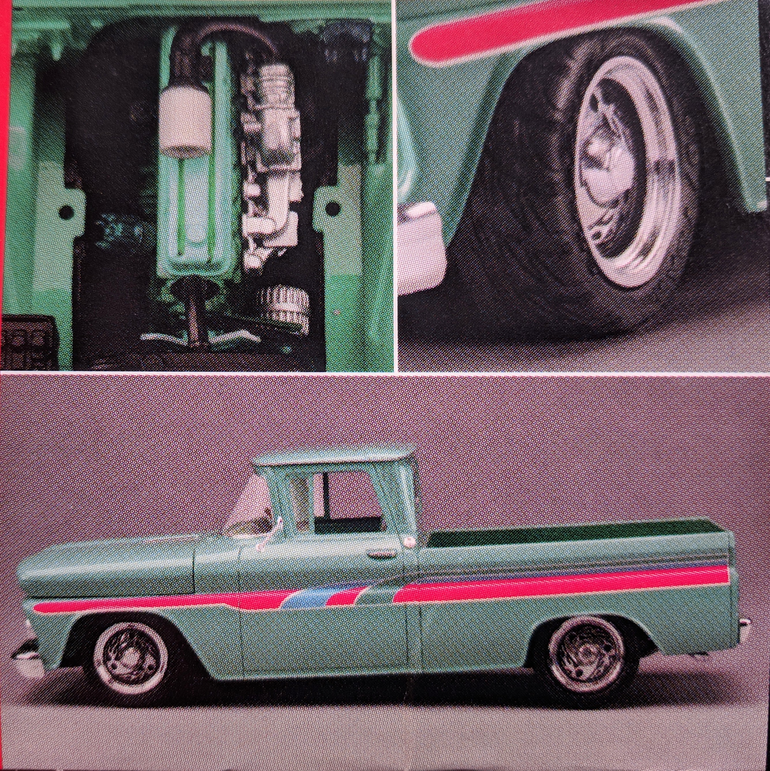 AMT 1960 Chevy Custom Fleetside Pickup w/Go Kart 1:25 Scale