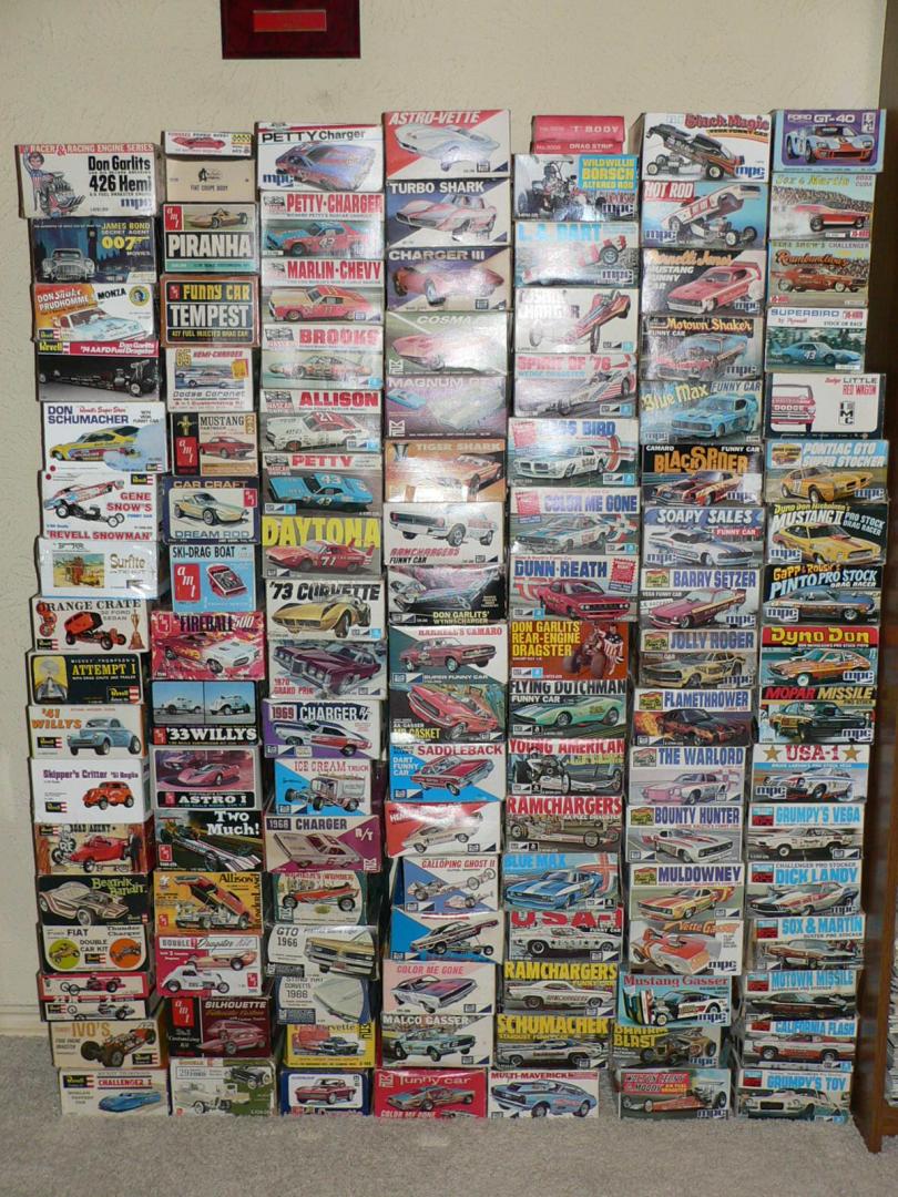 Unbuilt model kits April 2014.JPG