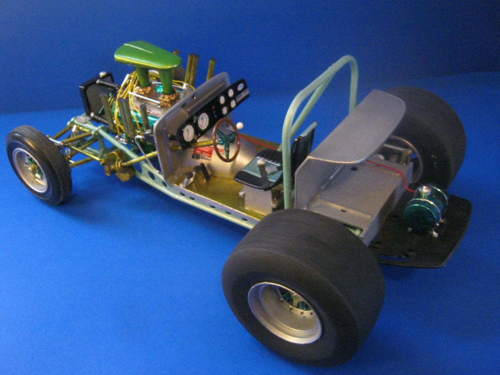 Lindberg Fiat Topolino Dragster 1/12th