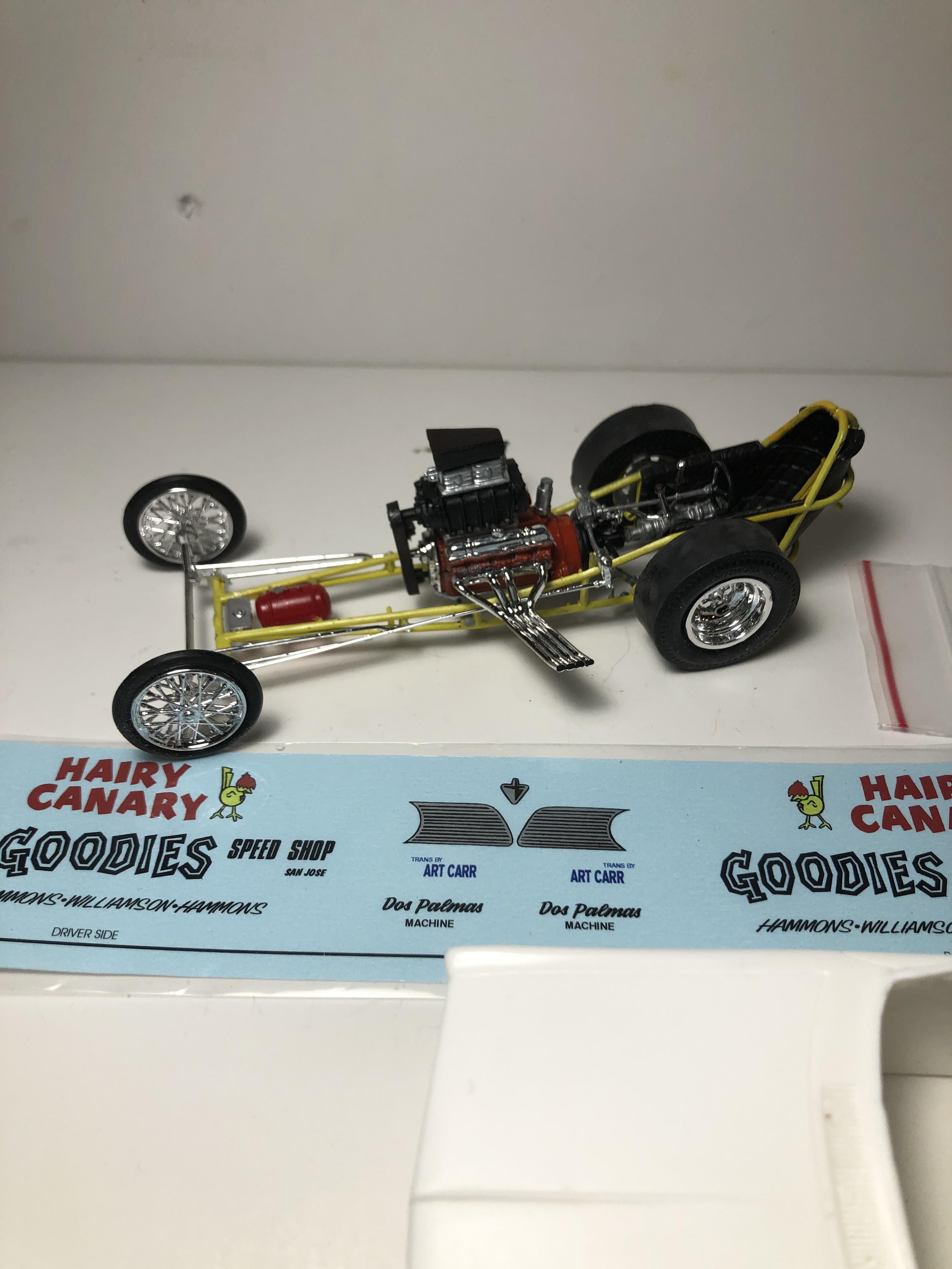 Hairy Canary drag car - WIP: Drag Racing Models - Model Cars Magazine Forum