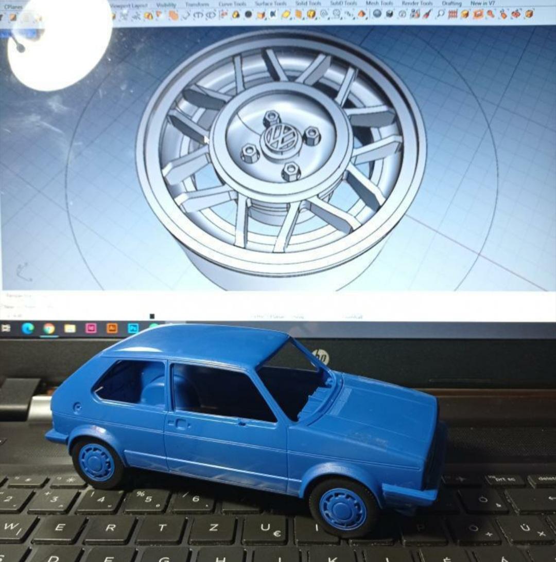 Volkswagen Snowflake wheels & tyres - Car Aftermarket / Resin / 3D Printed  - Model Cars Magazine Forum