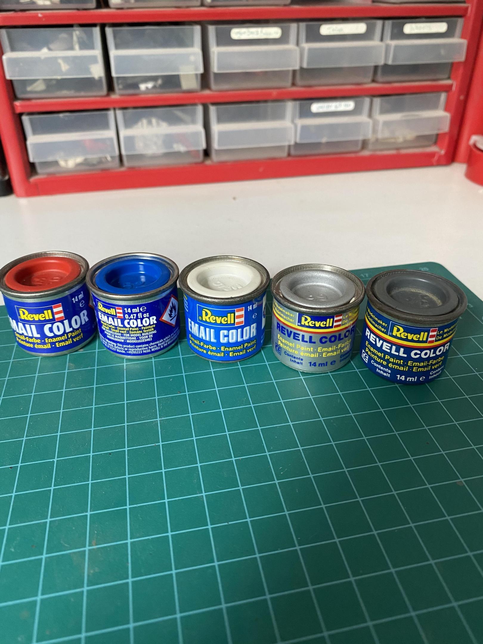 Revell Metallic Enamel Paints