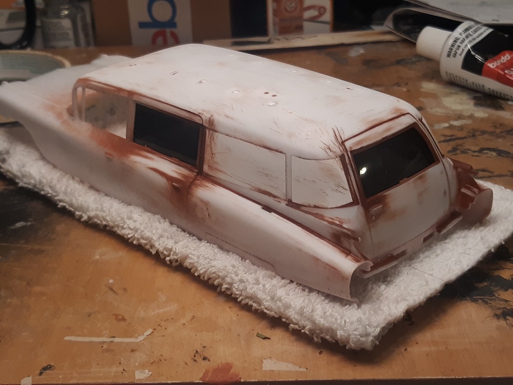ECTO-1 to 1959 Miller Meteor closed side hearse conversion - WIP