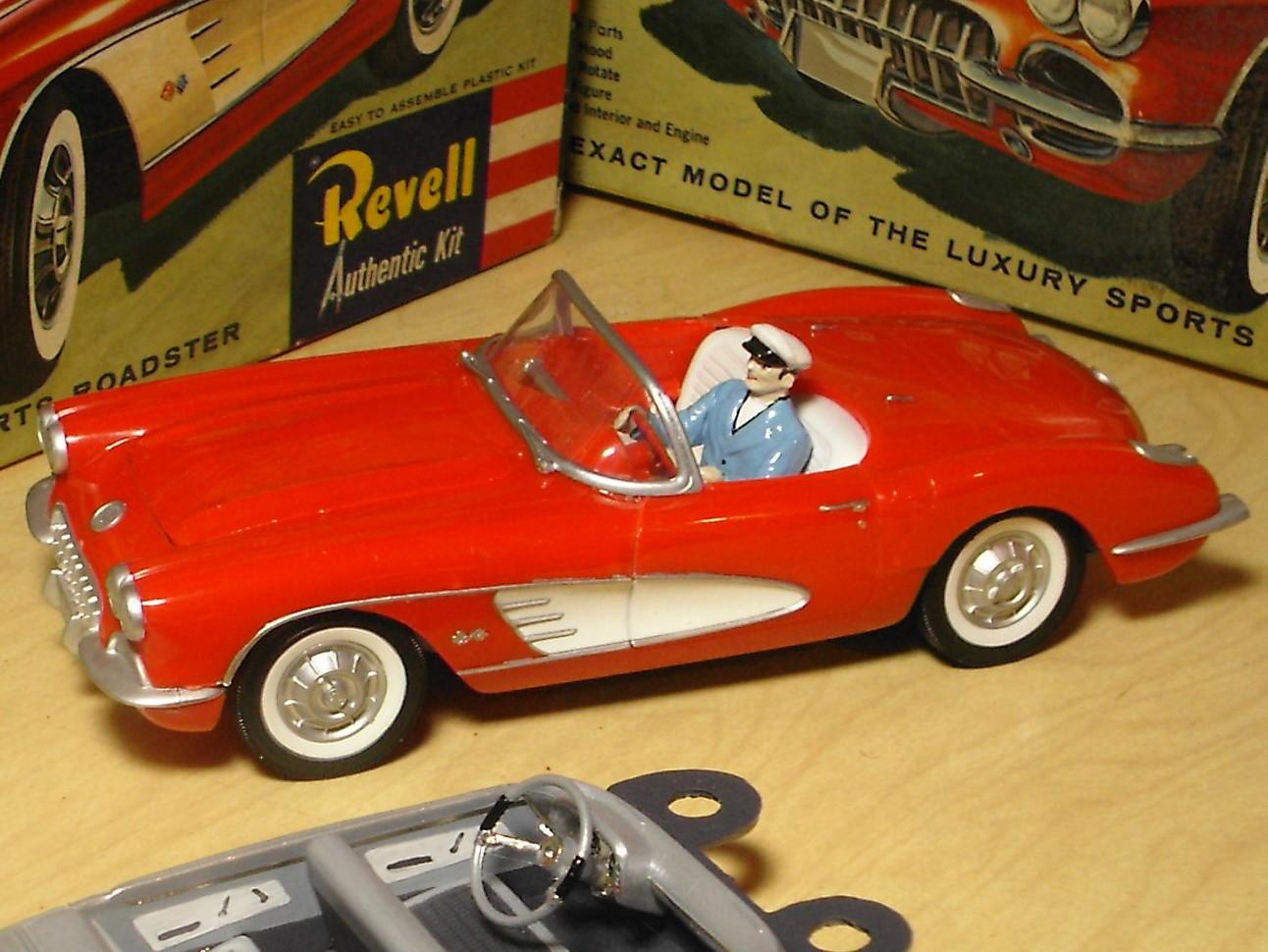 Revell 1959 Corvette factory built hobby shop display-restoration ...