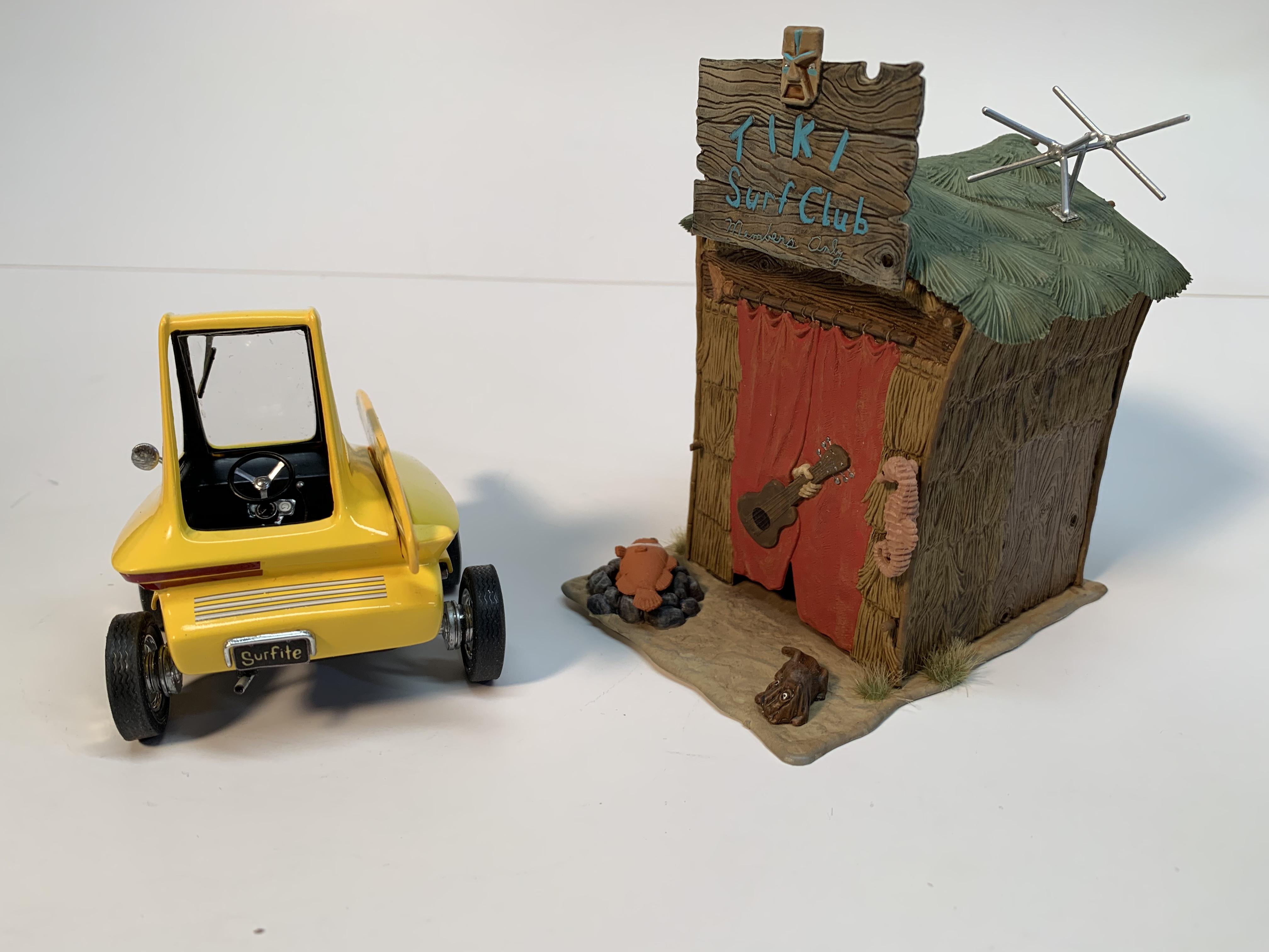 Surfite and Tiki hut by Ed Roth - Model Cars - Model Cars Magazine