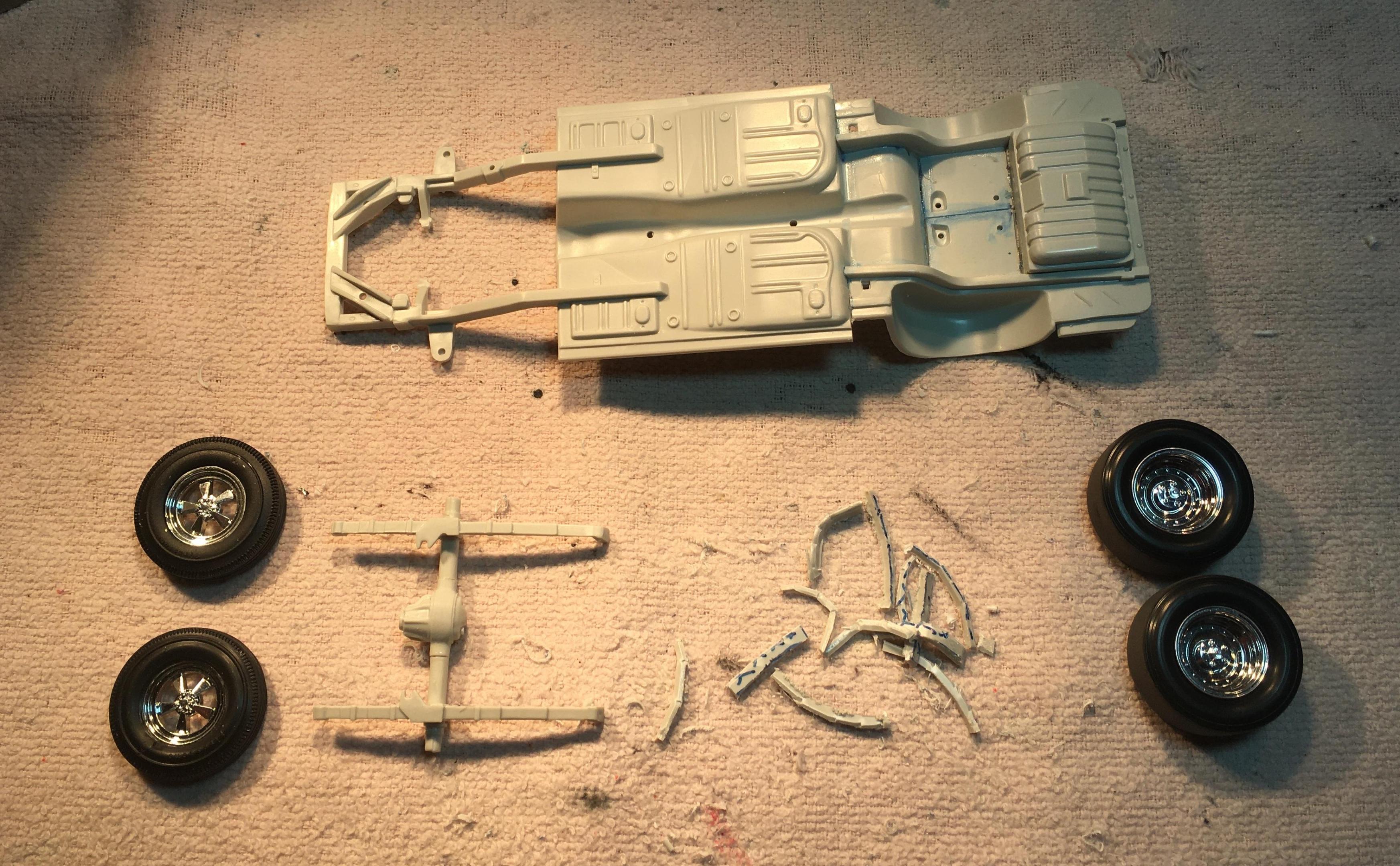 67 GT chassis reassembled.JPG