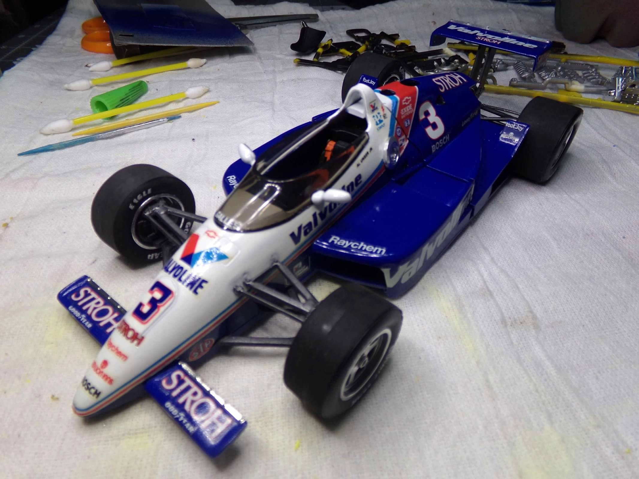 TAMEO (1/43) ポルシェ MARCH 88c INDY Building the AMT March 88C scale model kit Indy Race car