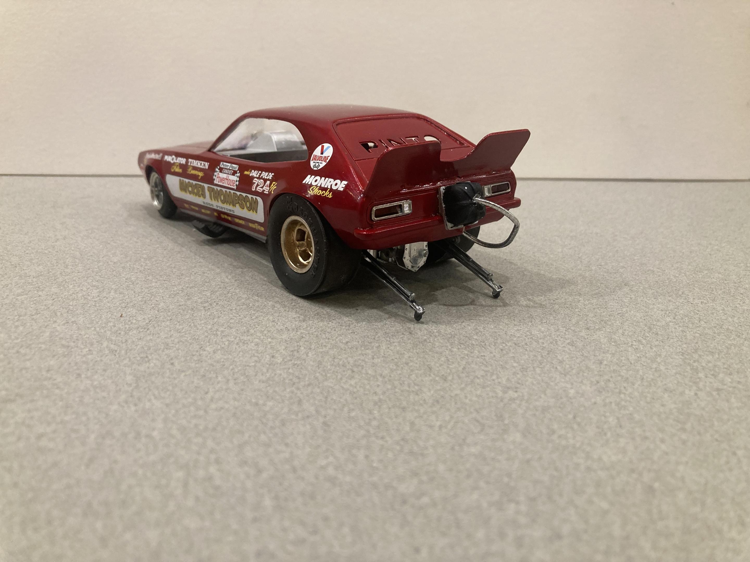 MICKEY THOMPSON’S RED TITANIUM PINTO FUNNY CAR - Drag Racing - Model - Lexi Thompson’s Classy Athlete Style – Golf’s Fashion Standout