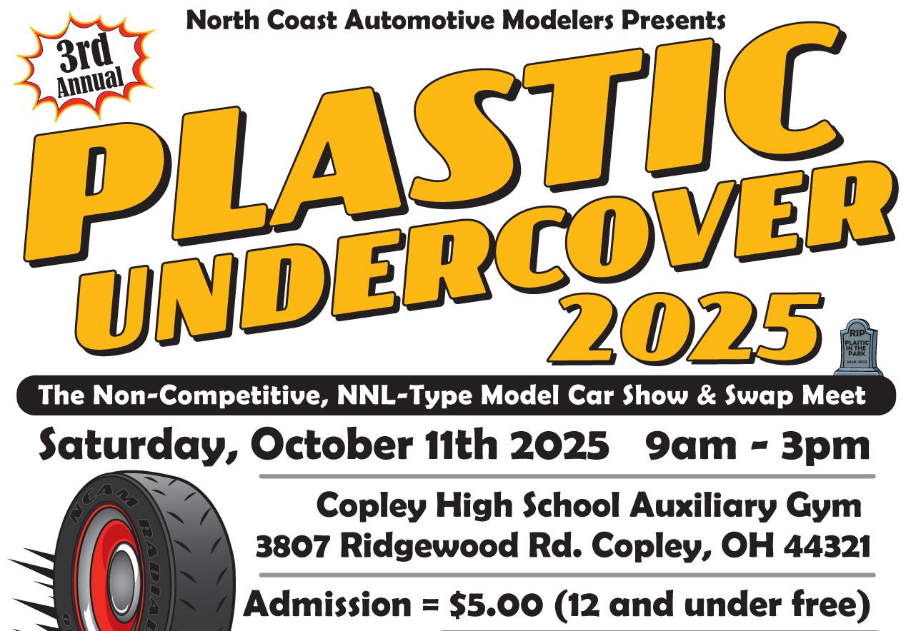 Plastic Undercover 3 - Copley OH - North Coast Automotive Modelers